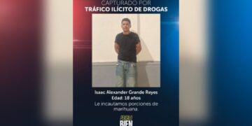 Cae distribuidor de drogas en La Unión 